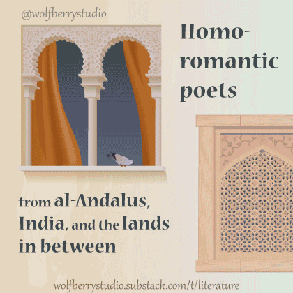 Slide 1: Homoerotic poets from al-Andalus, India, and the lands in between, Slide 2: image of 2 Andalusian women, Slide 3: image of 2 Ottoman men, Slide 3: image of and Iranian man and a Hindu man of the Mughal period in turbans.